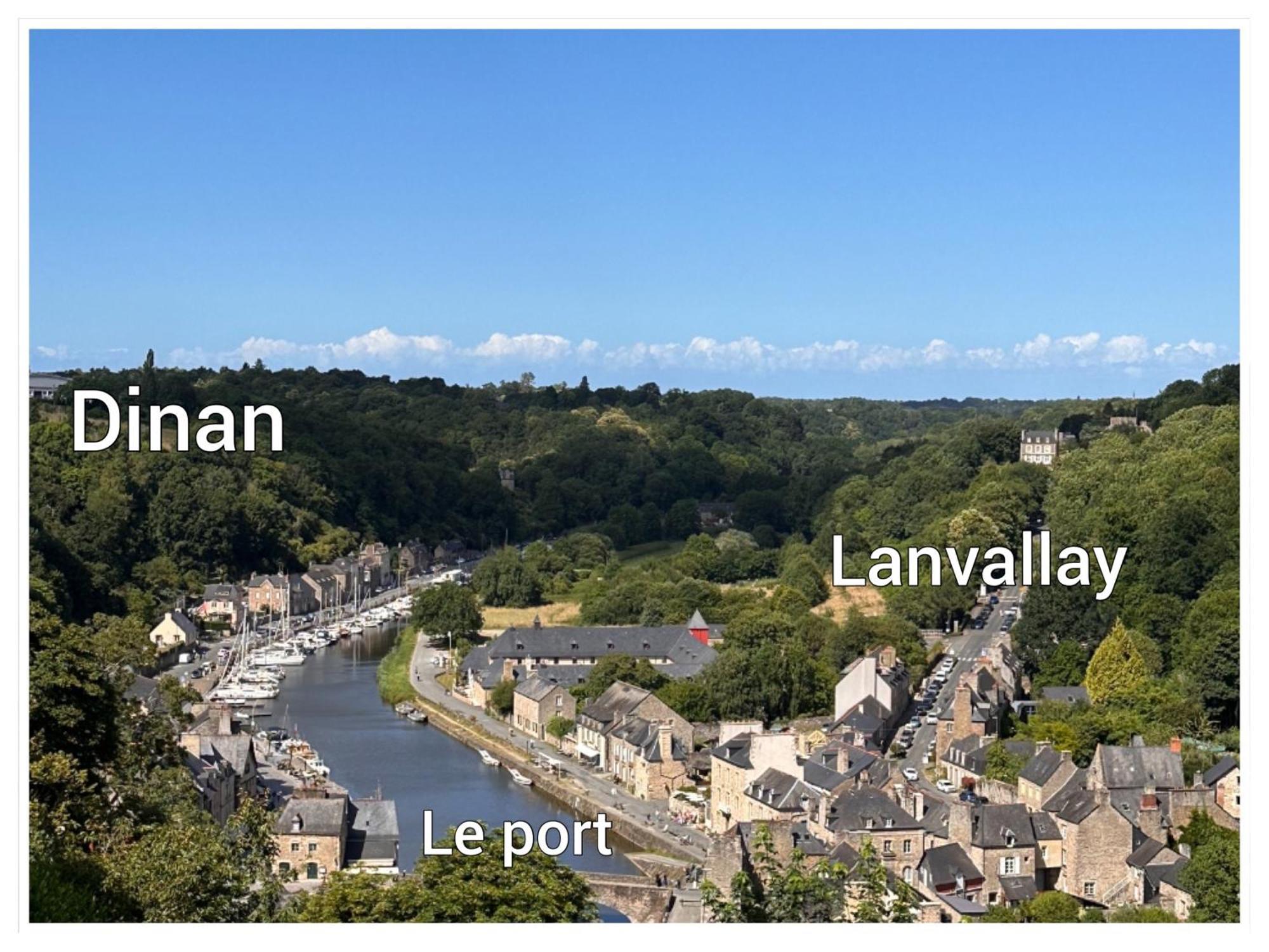 Les Libellules Leilighet Lanvallay Eksteriør bilde